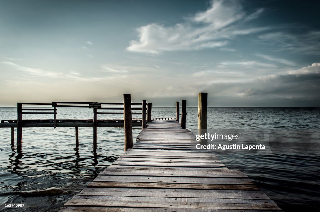 Retrato de un muelle.