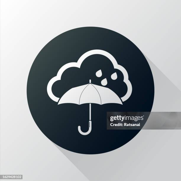 rainy season - hydrangea stock illustrations