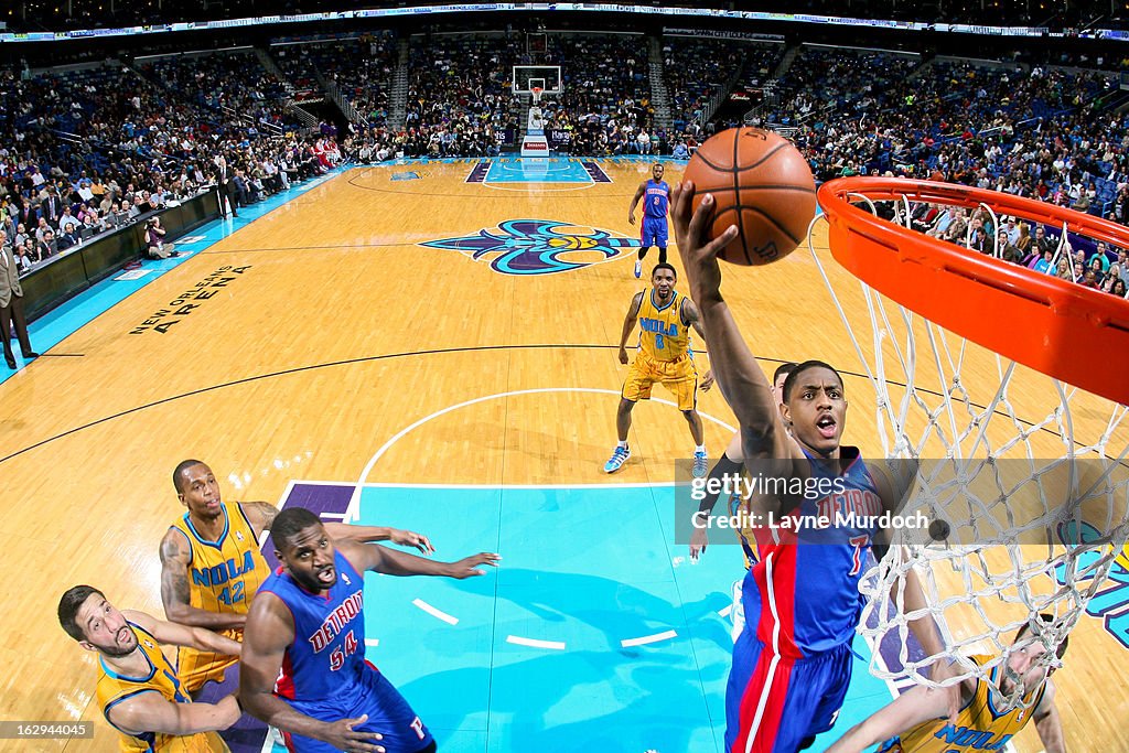 Detroit Pistons v New Orleans Hornets