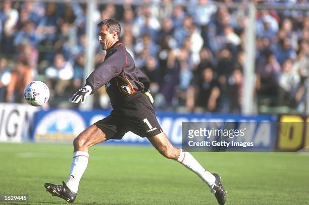 Michael Konsel, the goalkeeper of Roma in action during the Italian Serie A match against Fiorentina at the Artemio Franchi Stadium in Florence,...