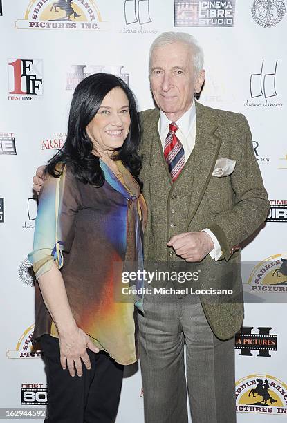 Filmmaker Barbara Kopple and writer Gay Talese attend the opening night party for the 2013 First Time Fest at The Players Club on March 1, 2013 in...