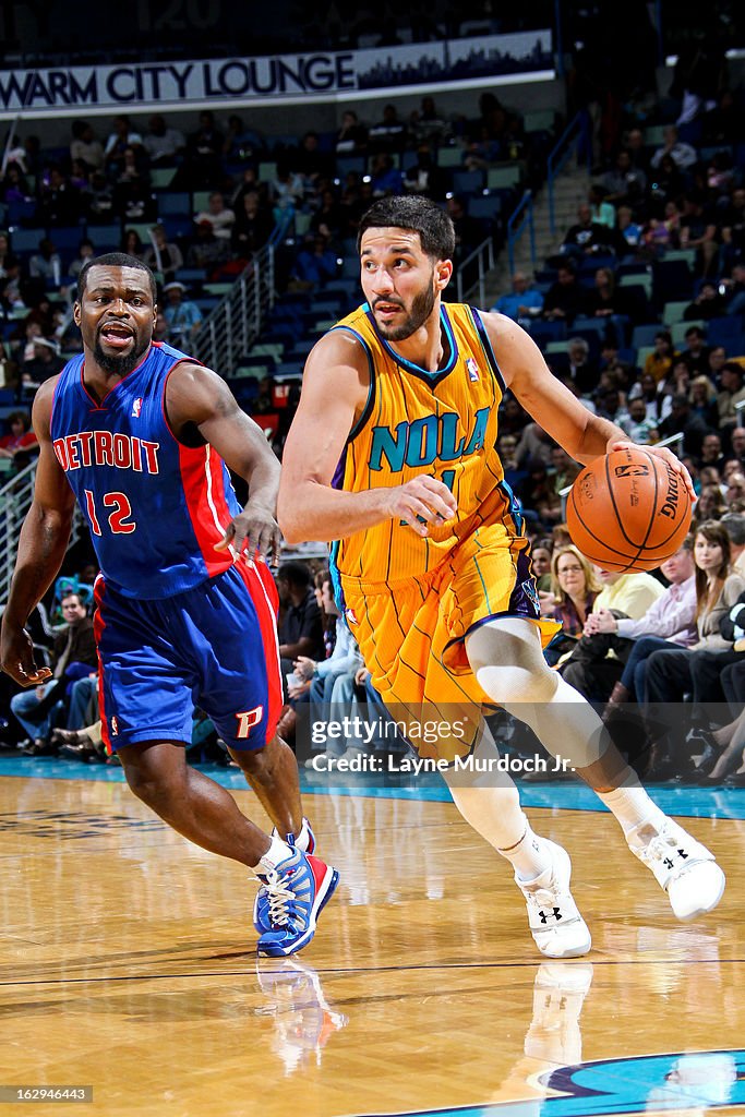 Detroit Pistons v New Orleans Hornets