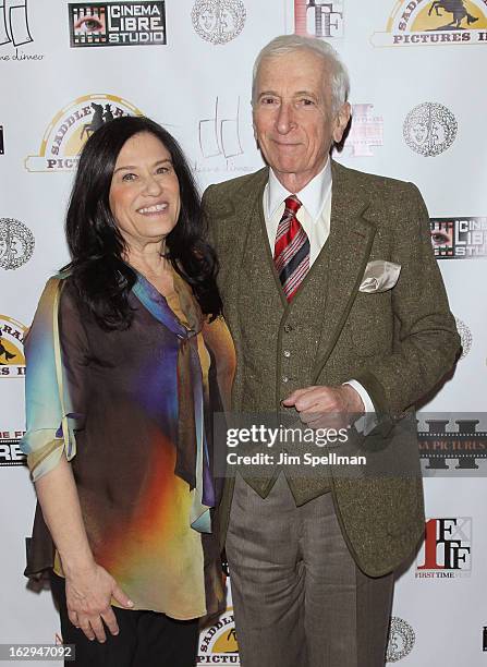 Filmmaker Barbara Kopple and writer Gay Talese attend the opening night party for the 2013 First Time Fest at The Players Club on March 1, 2013 in...