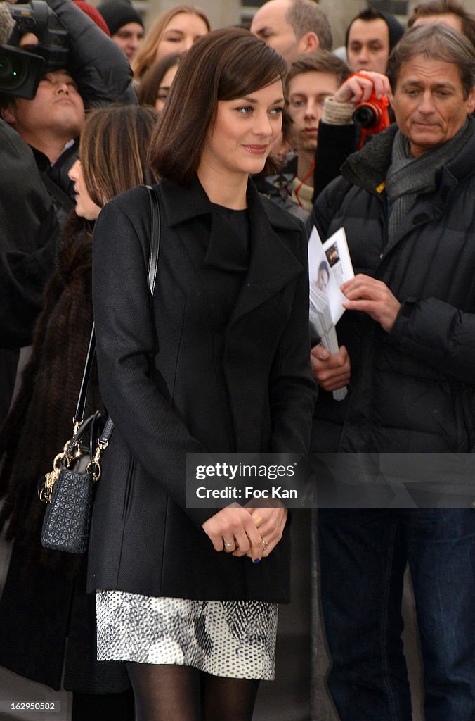 Christian Dior - Outside Arrivals - PFW F/W 2013