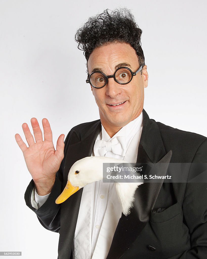 Magician and comedian Ed Alonzo poses after his performance at The