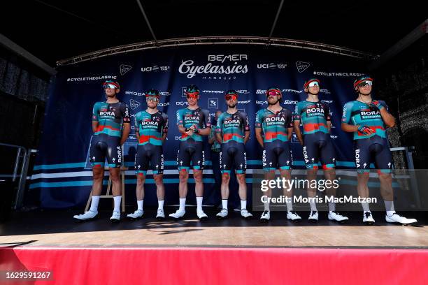 Marco Haller of Austria, Patrick Gamper of Austria, Ryan Mullen of Ireland, Nils Politt of Germany, Danny Van Poppel of The Netherlands, Sam Bennett...