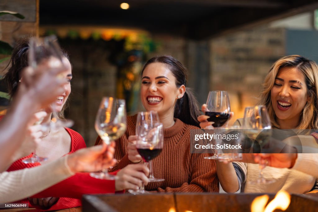 Bere qualcosa sulla terrazza