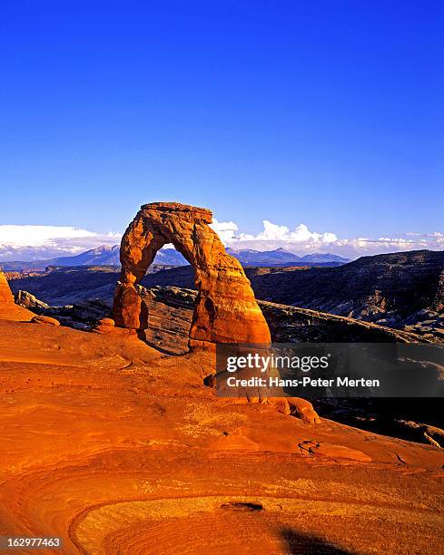 delicate arch, arches national park, utah - delicate arch stock pictures, royalty-free photos & images