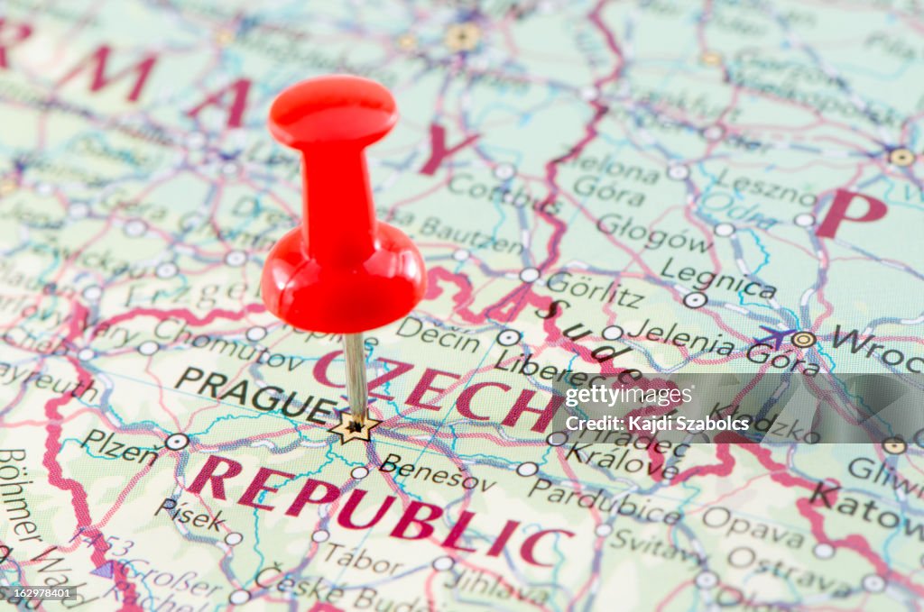 Prague map