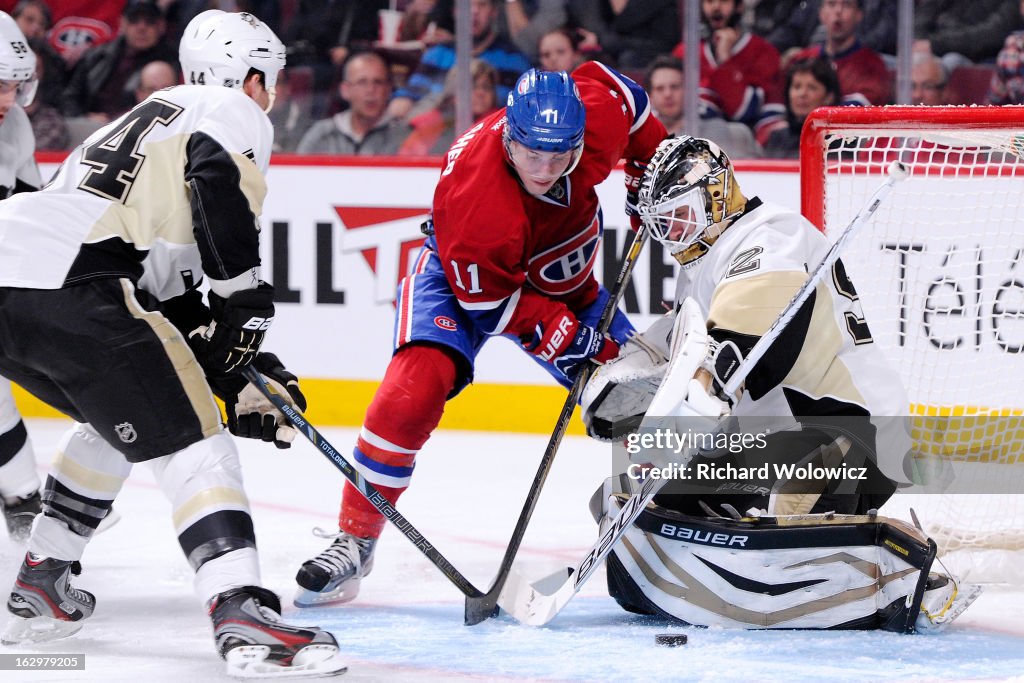 Pittsburgh Penguins v Montreal Canadiens