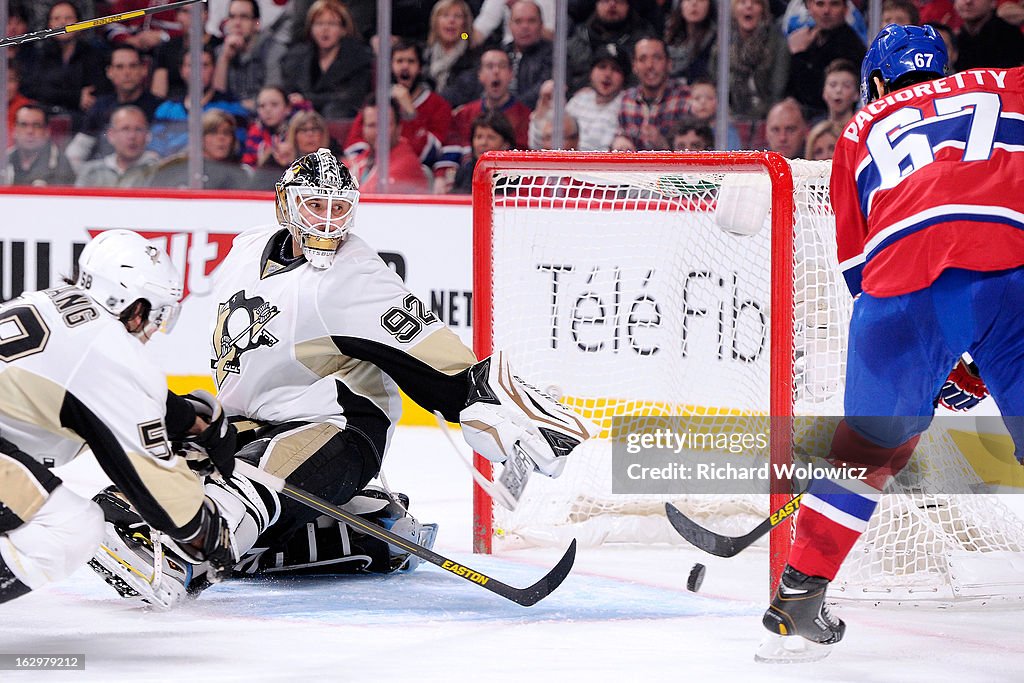 Pittsburgh Penguins v Montreal Canadiens