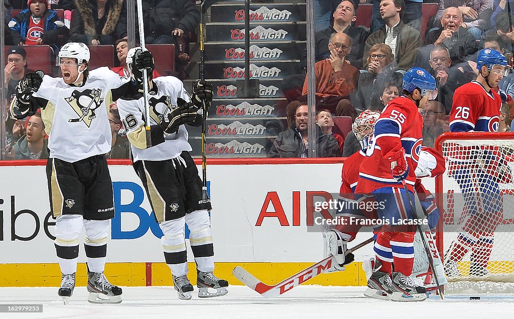 Pittsburgh Penguins v Montreal Canadiens