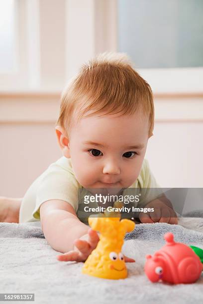 baby playing - baby reaching stock pictures, royalty-free photos & images