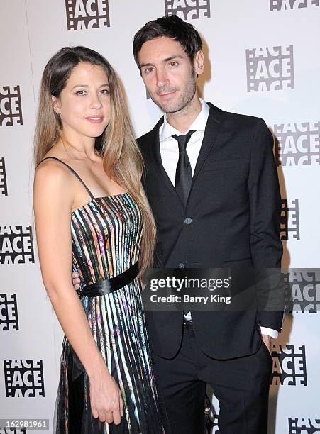 Filmmaker Brittany Huckabee and actor Malik Bendjelloul attend the 63rd Annual ACE Eddie Awards at The Beverly Hilton Hotel on February 16, 2013 in...