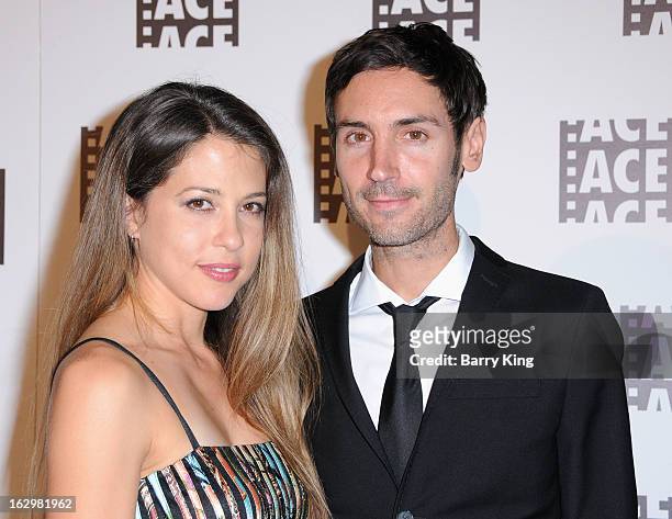 Filmmaker Brittany Huckabee and actor Malik Bendjelloul attend the 63rd Annual ACE Eddie Awards at The Beverly Hilton Hotel on February 16, 2013 in...