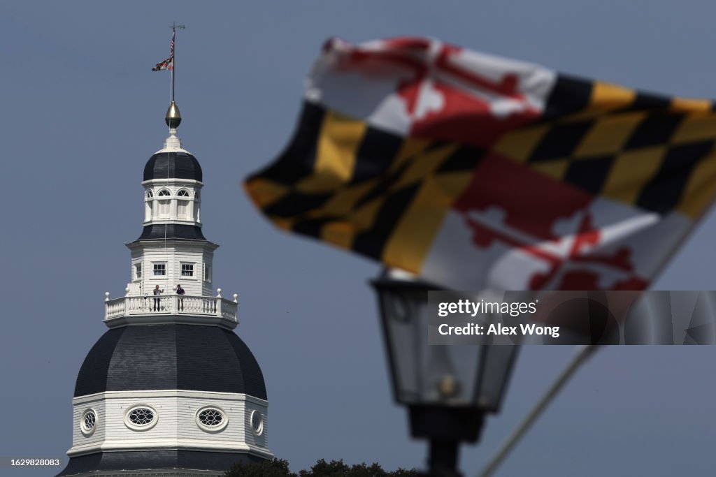 Maryland State Capitol Building In Annapolis