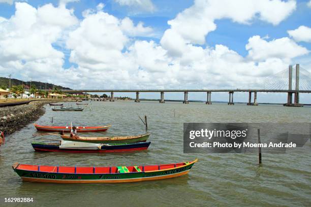 ponte aracaju-barra dos coqueiros - chagos islands stock pictures, royalty-free photos & images