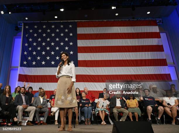 Following a strong performance in the first Republican Presidential Debate, candidate Nikki Haley launches South Carolina swing and holds a town hall...
