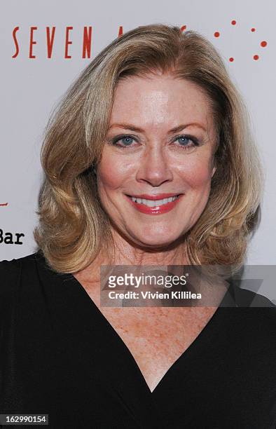 Actress Nancy Stafford attends Seven Arts Presents The Grand Opening Of Ritual Cafe And Wine Bar on March 2, 2013 in Los Angeles, California.