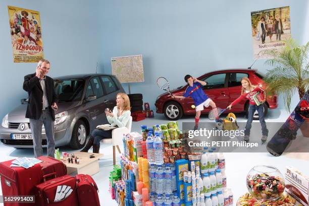 Household Consumption In France In 2005. Le vrai prix de la vie pour un couple avec deux enfants : illustration avec les produits ayant le plus...