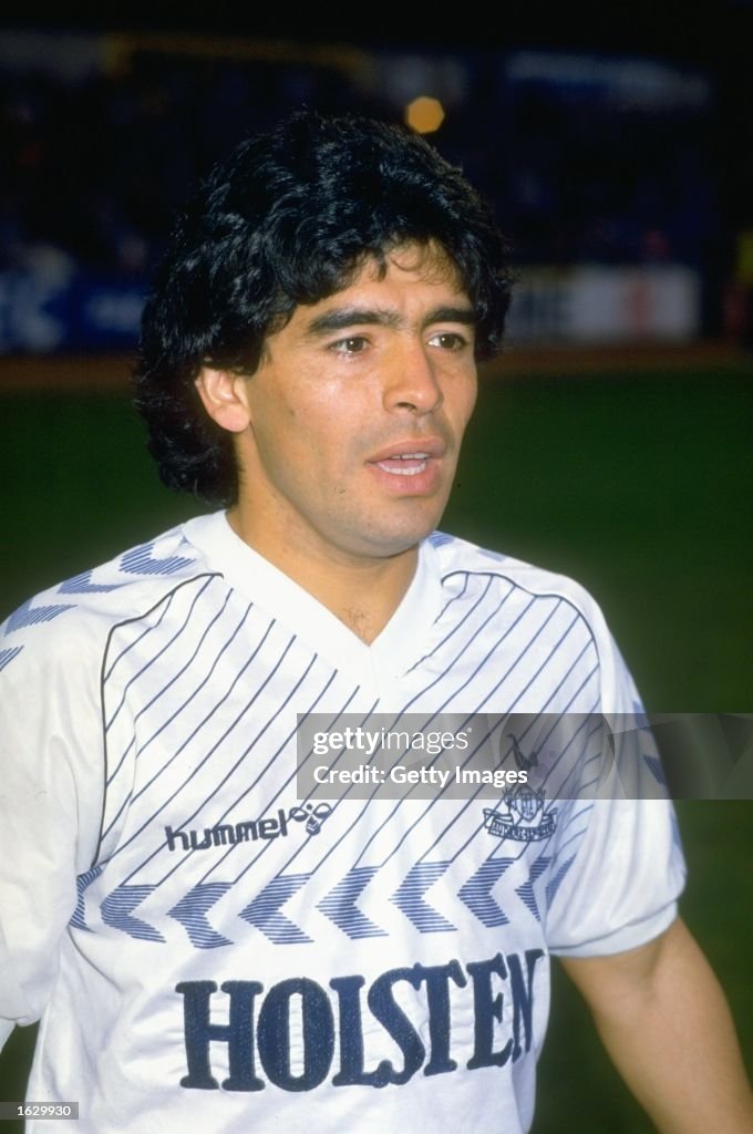 Diego Maradona of Tottenham Hotspur