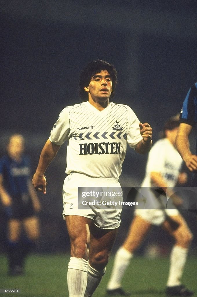 Diego Maradona of Tottenham Hotspur