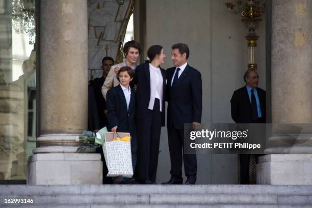 Release Of Ingrid Betancourt: Reception At The Elysee. Libération de l'otage franco-colombienne Ingrid BETANCOURT après six ans et quatre mois de...