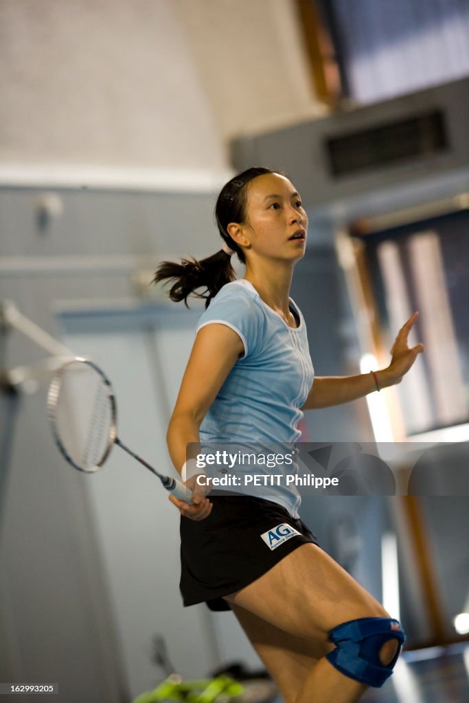 Pi Hongyan French Female Badminton Player Pi Hongyan. PI HONGYAN, est, à 29 ans ...