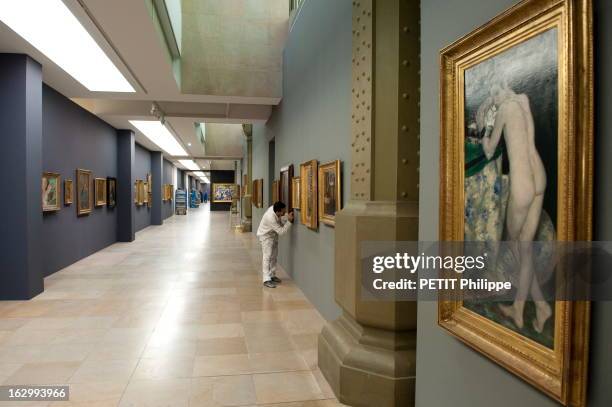 Renovation Of Orsay Museum In Paris. Paris, décembre 2009 : rénovation du Musée d'Orsay et de ses 16 000 mètres carrés pour la première fois depuis...
