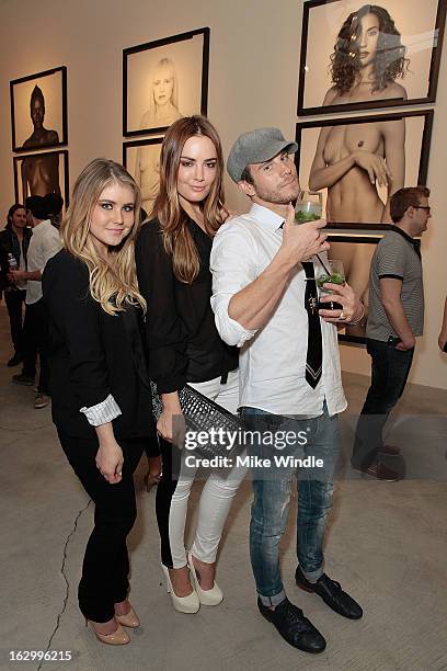 Dana Johnson, Beau Dunn and Gregory Siff attend the Samuel Bayer Ace Gallery Exhibit Opening, presented by Panavision at Ace Gallery on March 2, 2013...