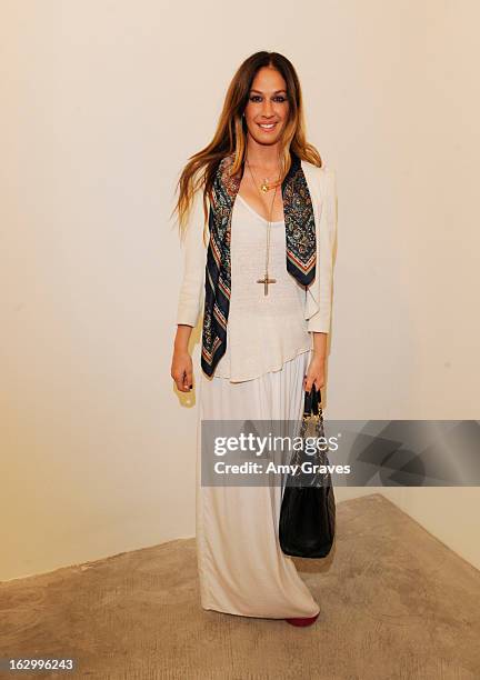 Celi attends the Samuel Bayer Ace Gallery Exhibit Opening, presented by Panavision at Ace Gallery on March 2, 2013 in Beverly Hills, California.