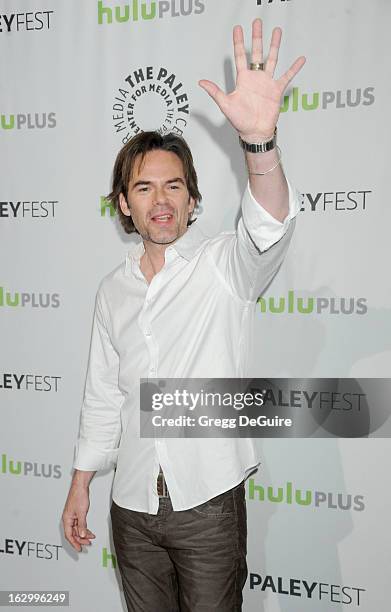 Actor Billy Burke arrives at the 30th Annual PaleyFest: The William S. Paley Television Festival featuring 'Revolution' at Saban Theatre on March 2,...