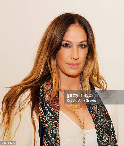 Celi attends the Samuel Bayer Ace Gallery Exhibit Opening, presented by Panavision at Ace Gallery on March 2, 2013 in Beverly Hills, California.