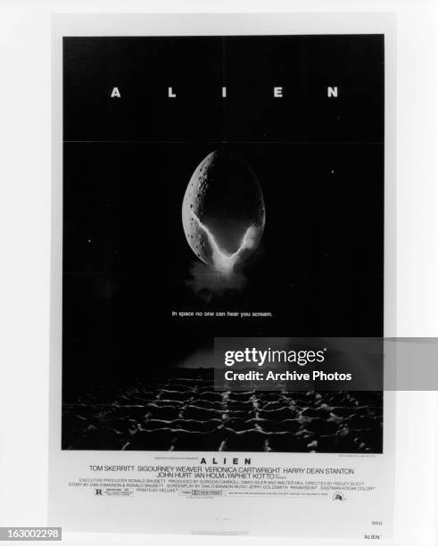 Movie art for the the film 'Alien', 1979.