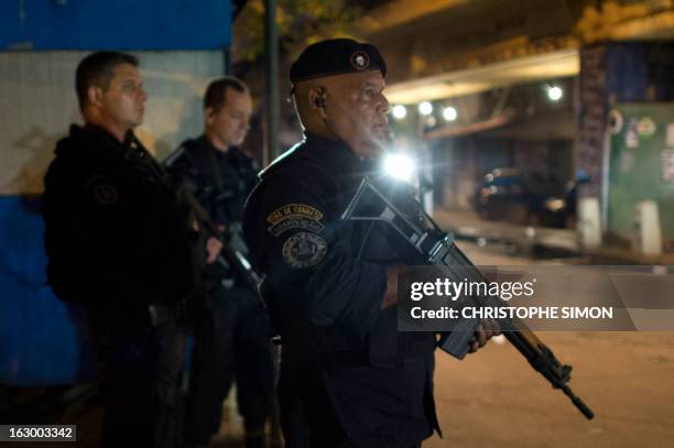 Bope Police Rio 123 Brazilian Military Police Bope Elite Unit Stock Photos, High-Res ...