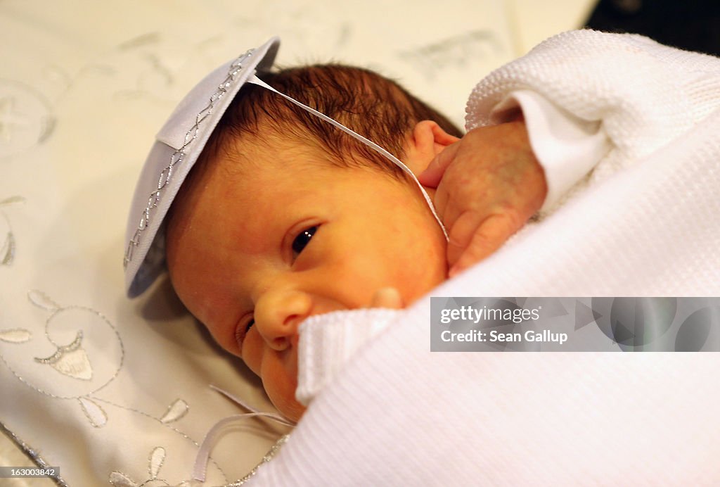 Orthodox Jews Hold Circumcision Ceremony