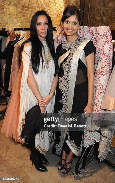 Anamika Khanna, Dipika Khaitan attend a Fashion Gala fundraiser hosted by the Akshaya Patra Foundation for underpriveleged children in India, at...