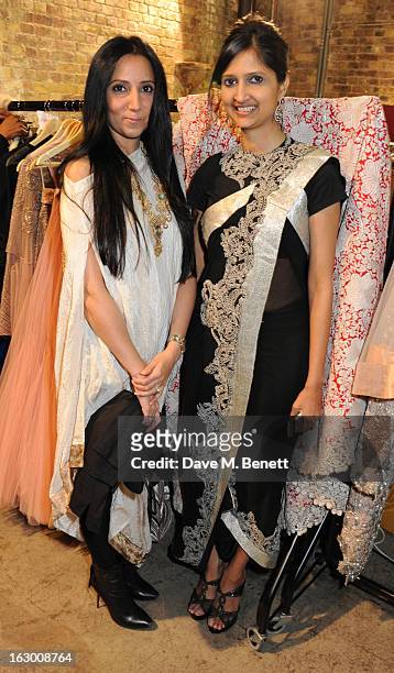 Anamika Khanna, Dipika Khaitan attend a Fashion Gala fundraiser hosted by the Akshaya Patra Foundation for underpriveleged children in India, at...