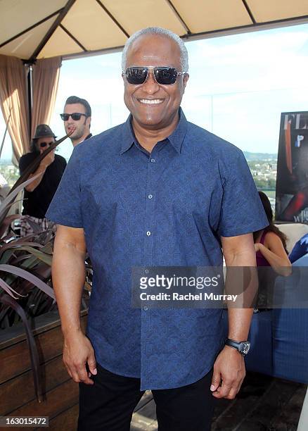 Thad foucher attends Flaunt Magazine and Samsung Galaxy celebrate The Plutocracy Issue release hosted by cover Russell Westbrook at Caulfield's Bar...
