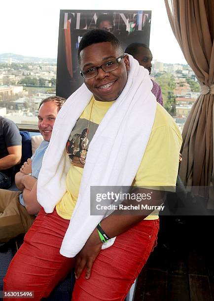 Ray Westbrook attends Flaunt Magazine and Samsung Galaxy celebrate The Plutocracy Issue release hosted by cover Russell Westbrook at Caulfield's Bar...