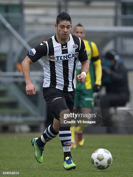 Everton Ramos da Silva of Heracles Almelo during the Dutch Eredivisie match between ADO Den Haag and Heracles Almelo at the Kyocera Stadium on march...