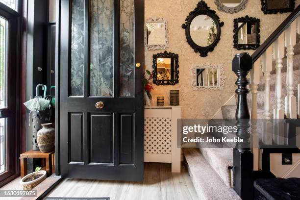 property interiors - vintage doorknob stock pictures, royalty-free photos & images