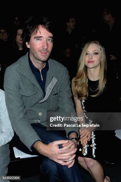 Antoine Arnault and Amanda Seyfried attend the Givenchy Fall/Winter 2013 Ready-to-Wear show as part of Paris Fashion Week on March 3, 2013 in Paris,...