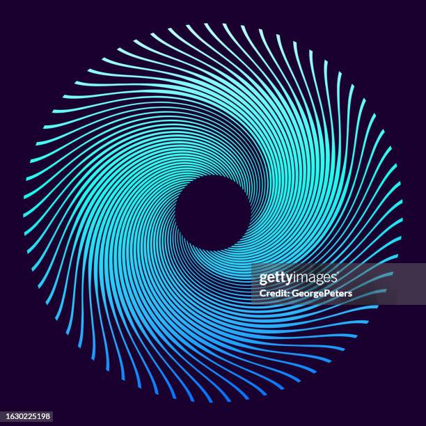 spiral vortex icon - security camera isolated stock illustrations