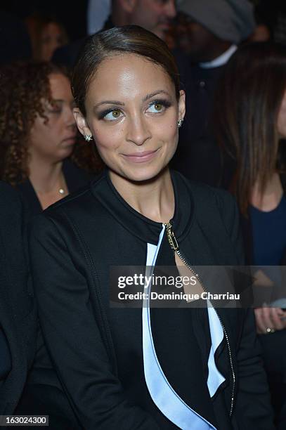 Nicole Richie attends the Givenchy Fall/Winter 2013 Ready-to-Wear show as part of Paris Fashion Week on March 3, 2013 in Paris, France.