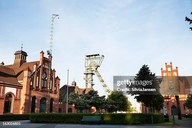 zollern colliery former coal mine - zollern colliery stock pictures, royalty-free photos & images