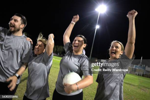 womens soccer cup fans - world cup australia stock pictures, royalty-free photos & images