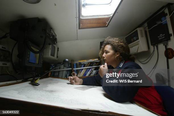 Marie Tabarly Onboard Pen Duick 6. Marie TABARLY Pen Duick 6.