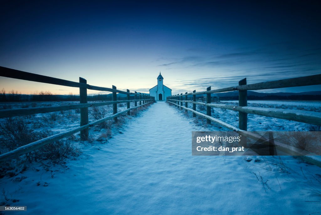 Iglesia de invierno