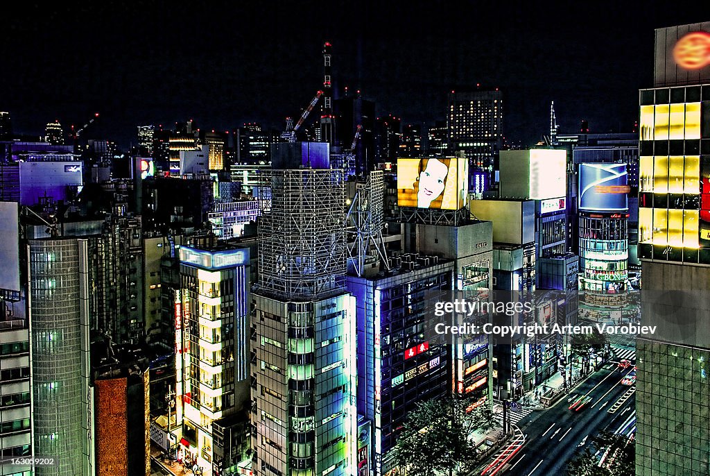 Ginza from above